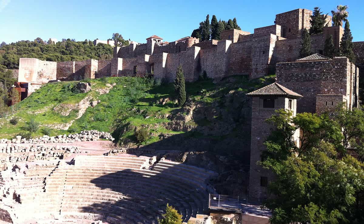 Roman theatre and Alcazaba in Malaga