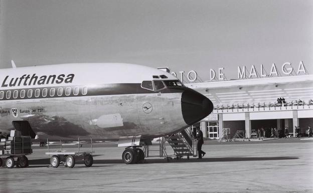 Lufthansa at Malaga airport