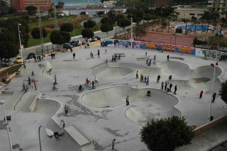 Einer der besten Skateparks Europas in Fuengirola