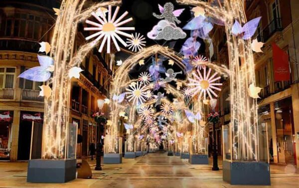 Alumbrado de Navidad en Málaga 2019-2020